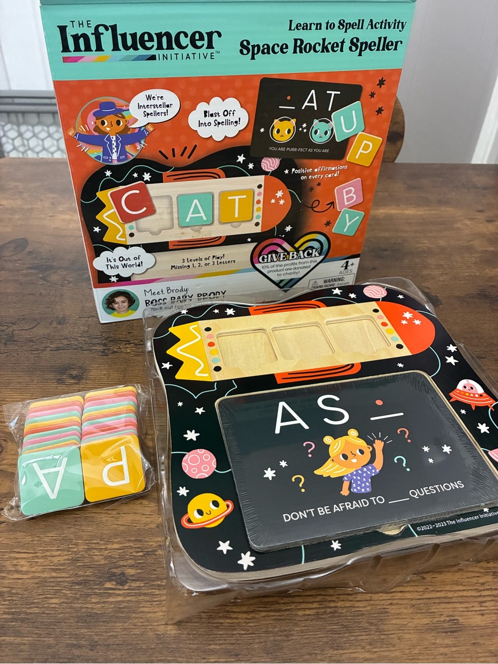 Space Rocket Speller Game for Beginning Spellers